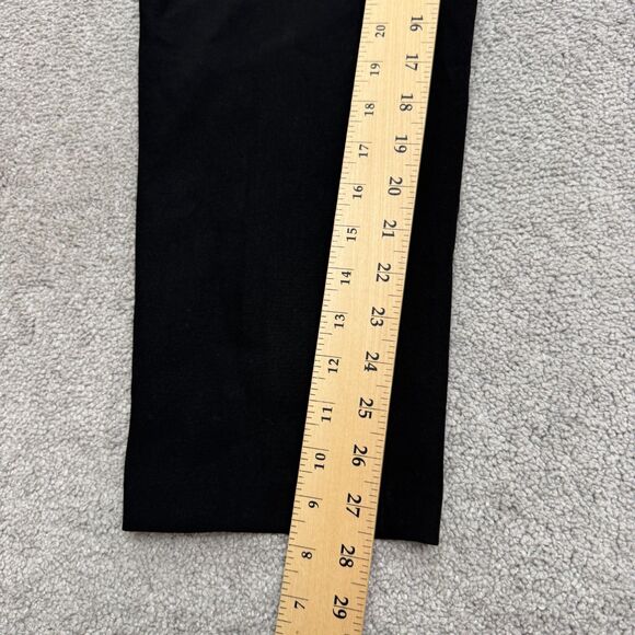 Zara High Rise Wide Leg Trouser Pants Womens Medium Black Sailor Button Classic - Picture 13 of 16